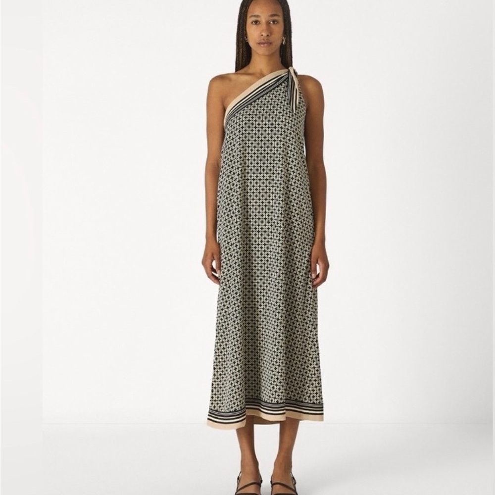 Abercrombie & Fitch Scarf Midi Dress NWT